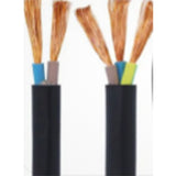 Rubber sheathed waterproof cable